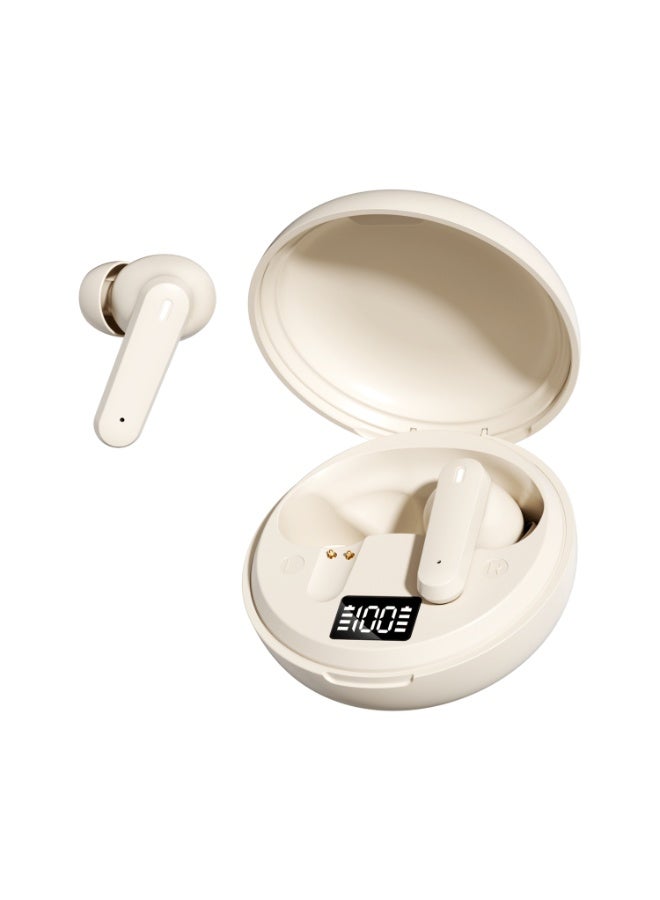 مُوطْمُوك  M164 سماعات لاسلكية, سماعات بلوتوث 6.0 في الأذن مع شاشة LED, سماعات بلوتوث جديدة صغيرة عميقة باس صوت ستيريو, إلغاء الضوضاء للمكالمات الواضحة, سماعات الأذن الخفيفة الوزن في الرياضة, العمل, السفر - Image 1